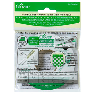 Clover 10mm x 12m Fusible Web