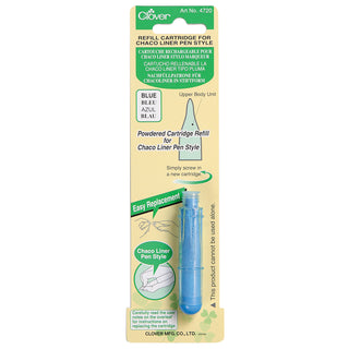 Clover Blue Pen Style Chaco Liner Refill Cartridge