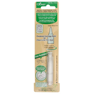 Clover White Pen Style Chaco Liner Refill Cartridge