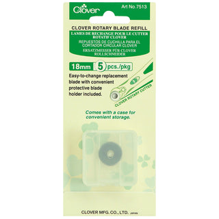 Clover Rotary Blades Refill Pack 18mm x 5