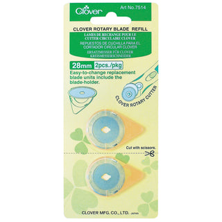 Clover Rotary Blades Refill Pack 28mm x 2