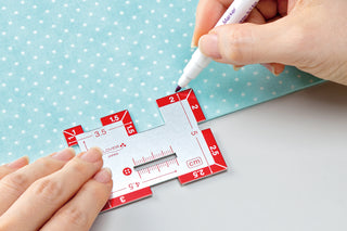 Clover Metal Sewing Gauge Marker