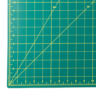 The Quilted Bear 36" x 24" (A1) Double Sided Self Healing Cutting Mat - Green