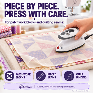 The Quilted Bear Silk Organza Pressing Cloth, Small 45x45 cm