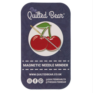 The Quilted Bear Magnetic Needle Minder (Cherry)