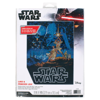 Dimensions Counted Cross Stitch Kit - Luke and Princess Leia