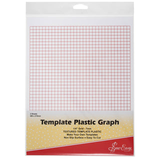 Sew Easy Printed Template Plastic With 7mm Graph