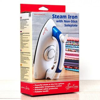 Sew Easy Steam Iron 700w with Non-Stick Soleplate