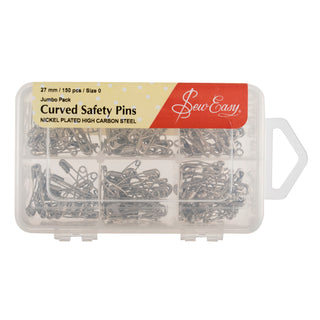 Sew Easy Curved Safety Pins 27mm