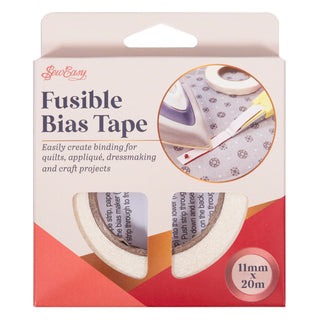 Sew Easy Fusible Bias Tape 20m x 11mm