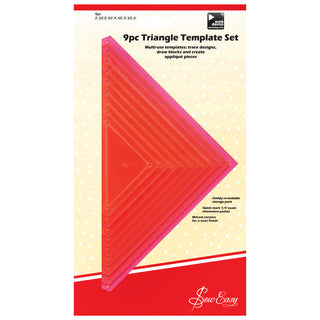 Sew Easy Quilters Triangular Templates Set of 9