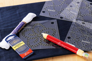 Sew Easy Sashiko Embroidery Complete Set - Everything You Need To Get Started