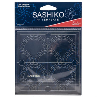 Sew Easy Sashiko Template 4" Shippou (Seven Treasures)