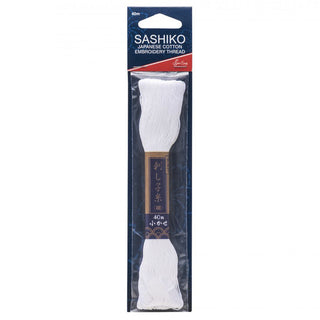 Sew Easy Sashiko Embroidery white Cotton Thread 40m