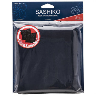 Sew Easy Sashiko Embroidery Cotton Fabric 1m x 1.42m - Dark Navy