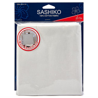 Sew Easy Sashiko Cotton Fabric 1m x 1.42m - Ivory Colour