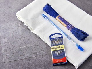 Sew Easy Sashiko DIY Tote Apron Kit - Includes Everything to Make Your Own Apron