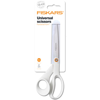 Fiskars 21cm / 8.25" Functional Form white General Purpose Scissors