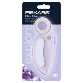 Fiskars Straight Cut 45mm Rotary Cutter - Ultra Lilac