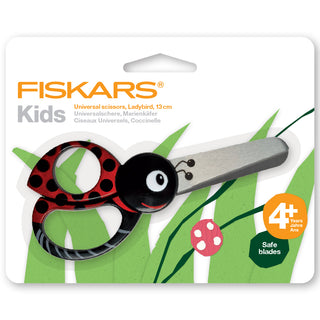 Fiskars 13cm Ladybug Design Kids Scissors