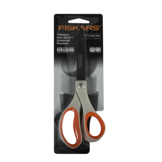 Fiskars 21cm Non Stick Universal Purpose Titanium Scissors