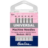 Hemline Medium Universal Machine Needles 80/12