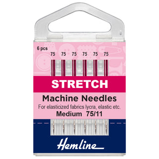 Hemline Fine Stretch Machine Needle 75/11