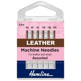 Hemline Assorted Chisel Point Leather Sewing Machine Needles
