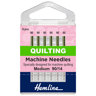 Hemline Quilting Machine Needles 90/14