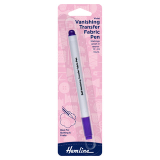 Hemline Purple Transfer Fabric Pen