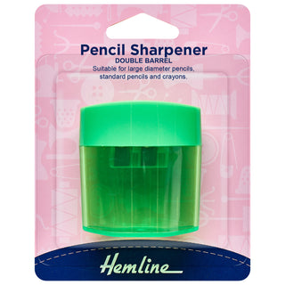 Hemline Double Barrel Pencil Sharpener