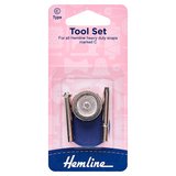 Hemline Heavy Duty Snaps Tool Set