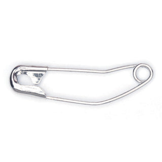 Hemline 27mm Nickel Curved Safety Pins