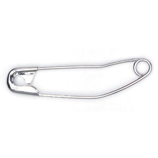 Hemline 38mm Nickel Curved Safety Pins
