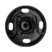 Hemline Black Sew-On Snap Fasteners 7mm 12 Pack