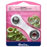 Hemline Gold 10.5mm Eyelets Starter Kit