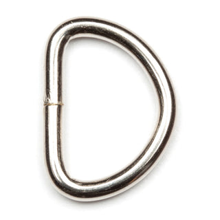 Hemline 12mm Nickel D Rings