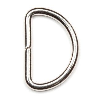 Hemline 20mm Nickel D Rings