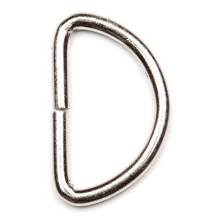 Hemline 32mm Nickel D Rings