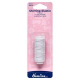 Hemline White Shirring Elastic 20m x 0.75mm
