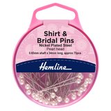 Hemline 34mm Nickel Shirt and Bridal Pins