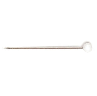 Hemline 34mm Nickel Glass Headed Pins