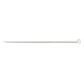 Hemline 51mm Nickel Super Long Glass Head Pins