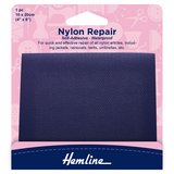 Hemline Navy Self Adhesive Nylon Repair Patch 10 x 20cm