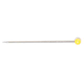 Hemline 45mm Nickel Glass Headed Pins