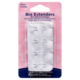 Hemline White Bra Extenders 75mm