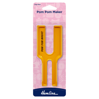 Hemline Dual Size Pom Pom Maker