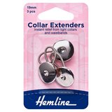 Hemline Metal Collar Expanders 19mm