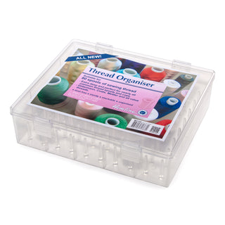 Hemline Extra Large Clear Thread Organiser - 80 Spool