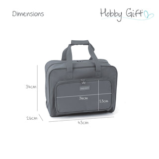 Hobby Gift Sewing Machine Bag: Grey